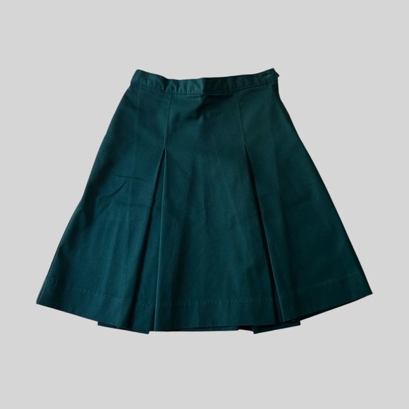 Girl’s Becky Thatcher Hunter Green Uniform Skirt - Picture 1 of 8